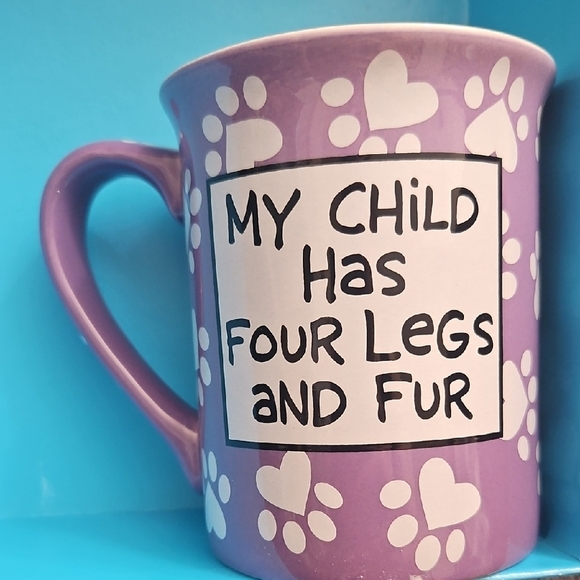 Charming Purple Dog Mom Mug - Picture 2 of 9